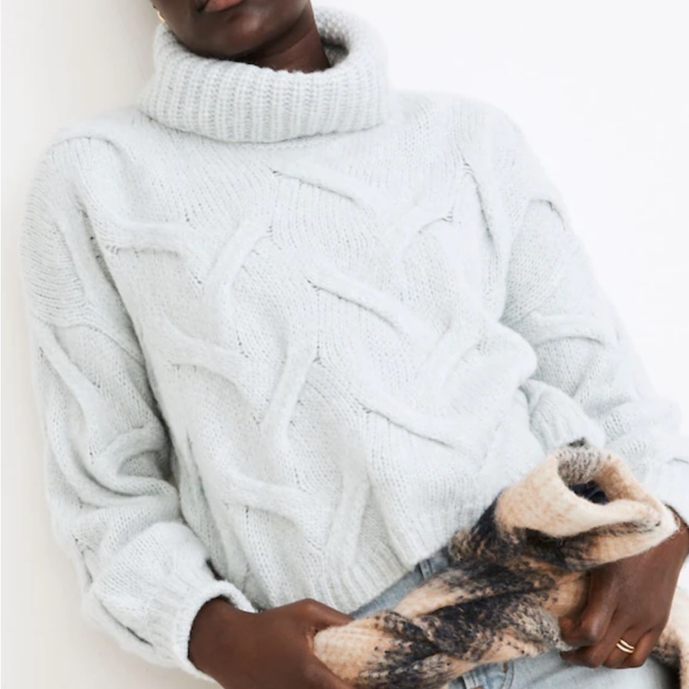 Madewell Somervell Modern Chunky Knit Women's Sweater Size M